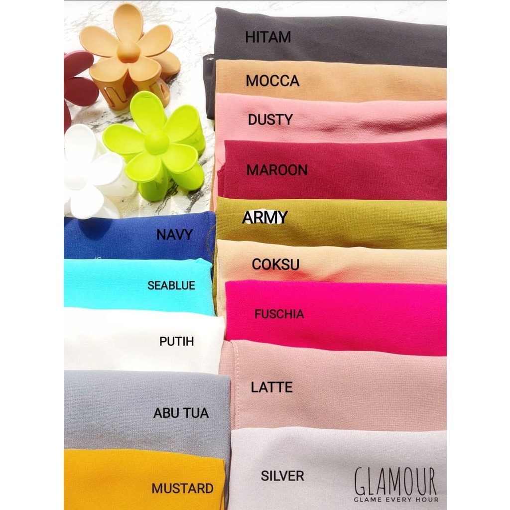 (COD)Pashmina Oval Ceruty Babydoll Premium 180cm