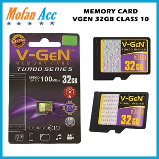 Micro SD VGEN 32GB Class 10 100mb/s Turbo Series Memory