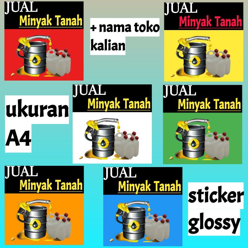 

STICKER PENJUAL MINYAK TANAH JS7D