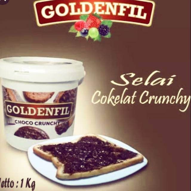 

Goldenfil selai coklat Crunchy 1kg