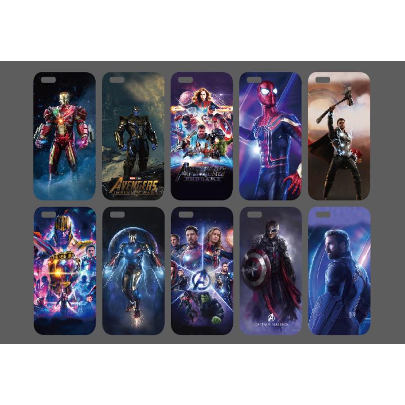 Case Hp Oppo A3S Vivo V11 Samsung A10 M10 A50 A7 2018 J2Prime J4+ J6+ M20 Redmi6A CASE Avengers Free Tempered