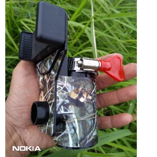 Hot Sell.. mounting kamera samping telescope moncam hitam atau stiker camo