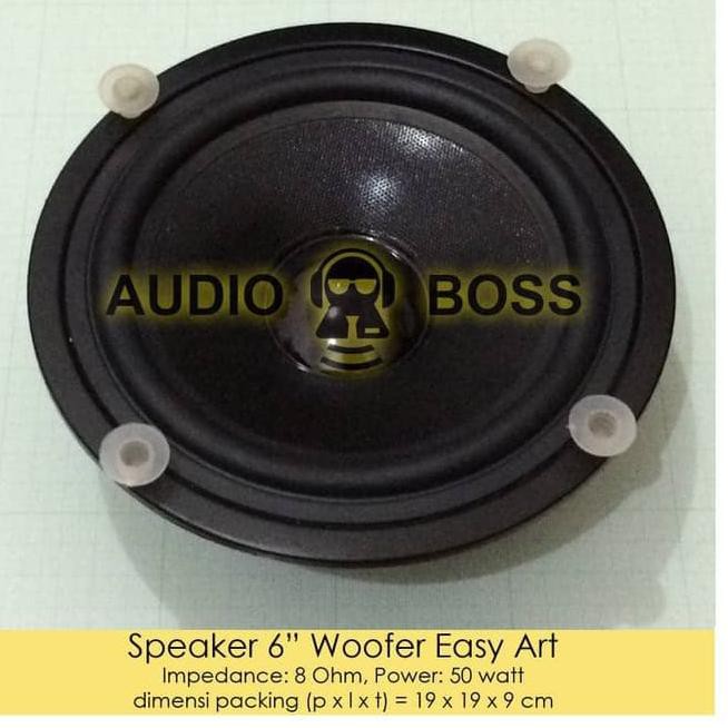❇ Speaker 6 inch Woofer Easy Art 50 Watt / Speaker 6" Woofer Easy Art ۝