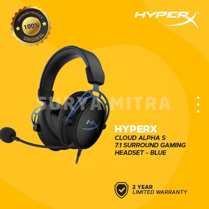 HyperX Cloud Alpha S Gaming Headset 7.1 Surround