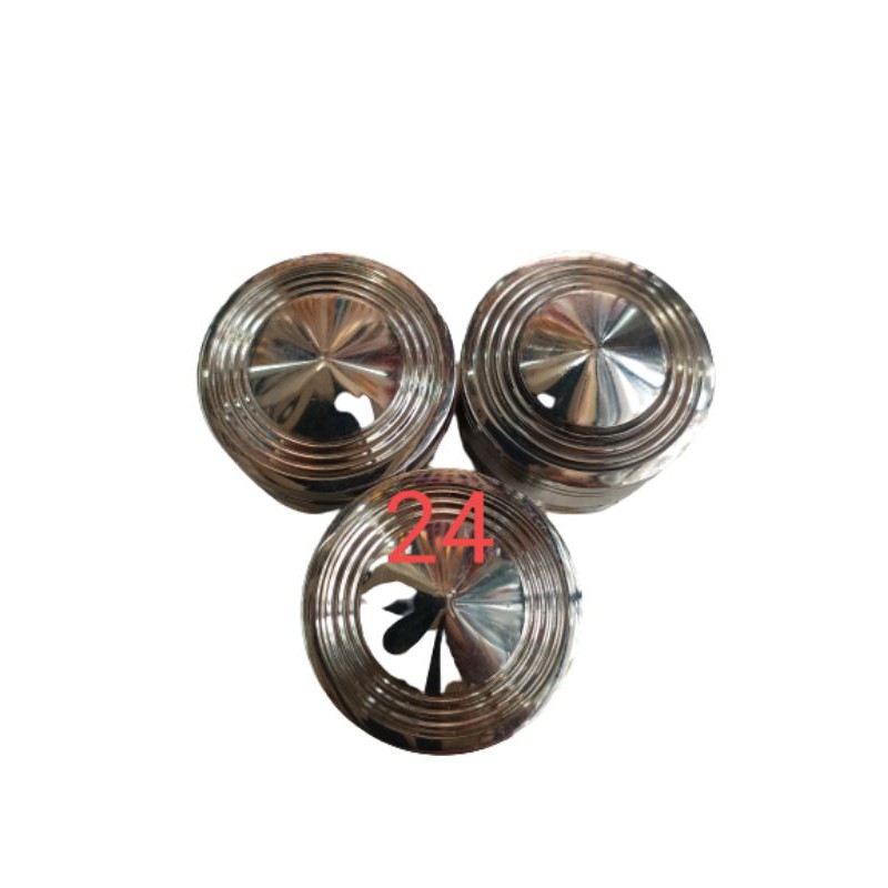 TUTUP BAUT 24 BAHAN FULL STAINLESS CHROME