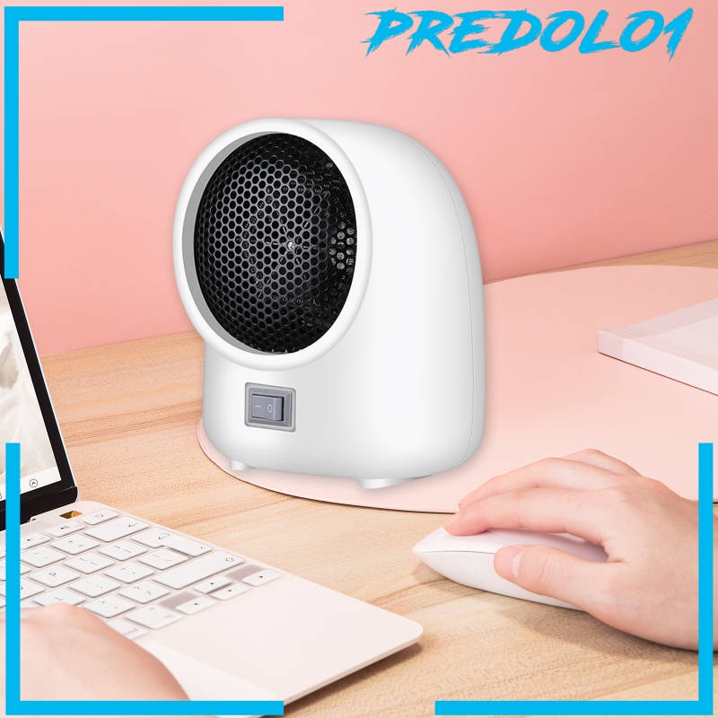 (Predolo1) Kipas Angin Penghangat Ruangan Elektrik Mini 400w Dengan Proteksi Overheat