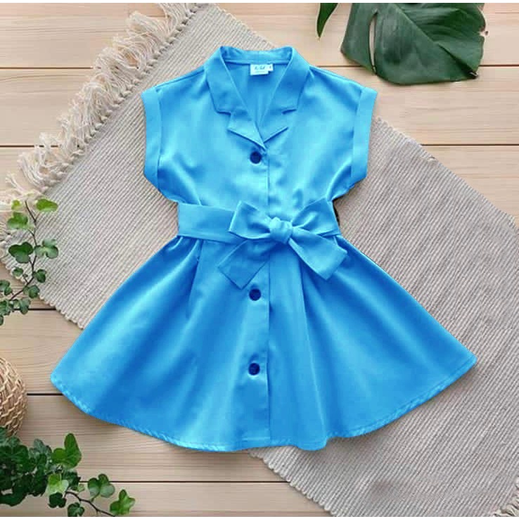 Amspro Dres anak perempuan Pakaian anak perempuan terusan Dress Keth