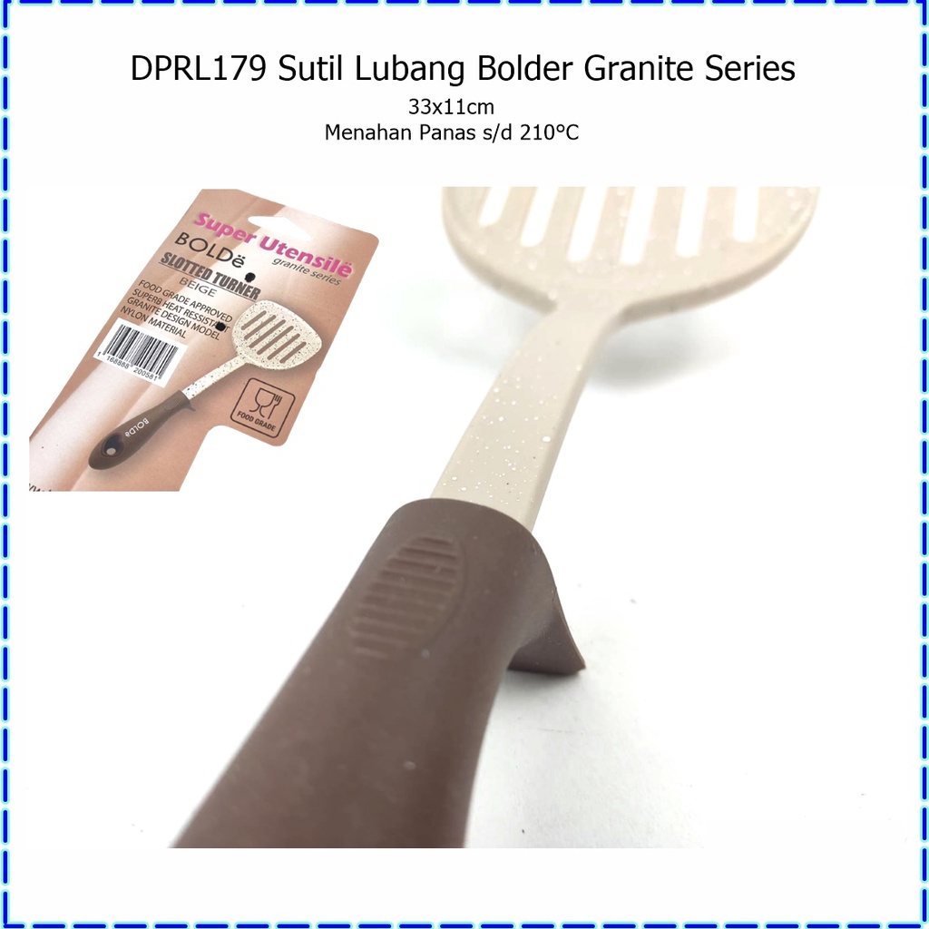 DPRL179 Sutil Lubang/Spatula Lubang Bolde Series Granite