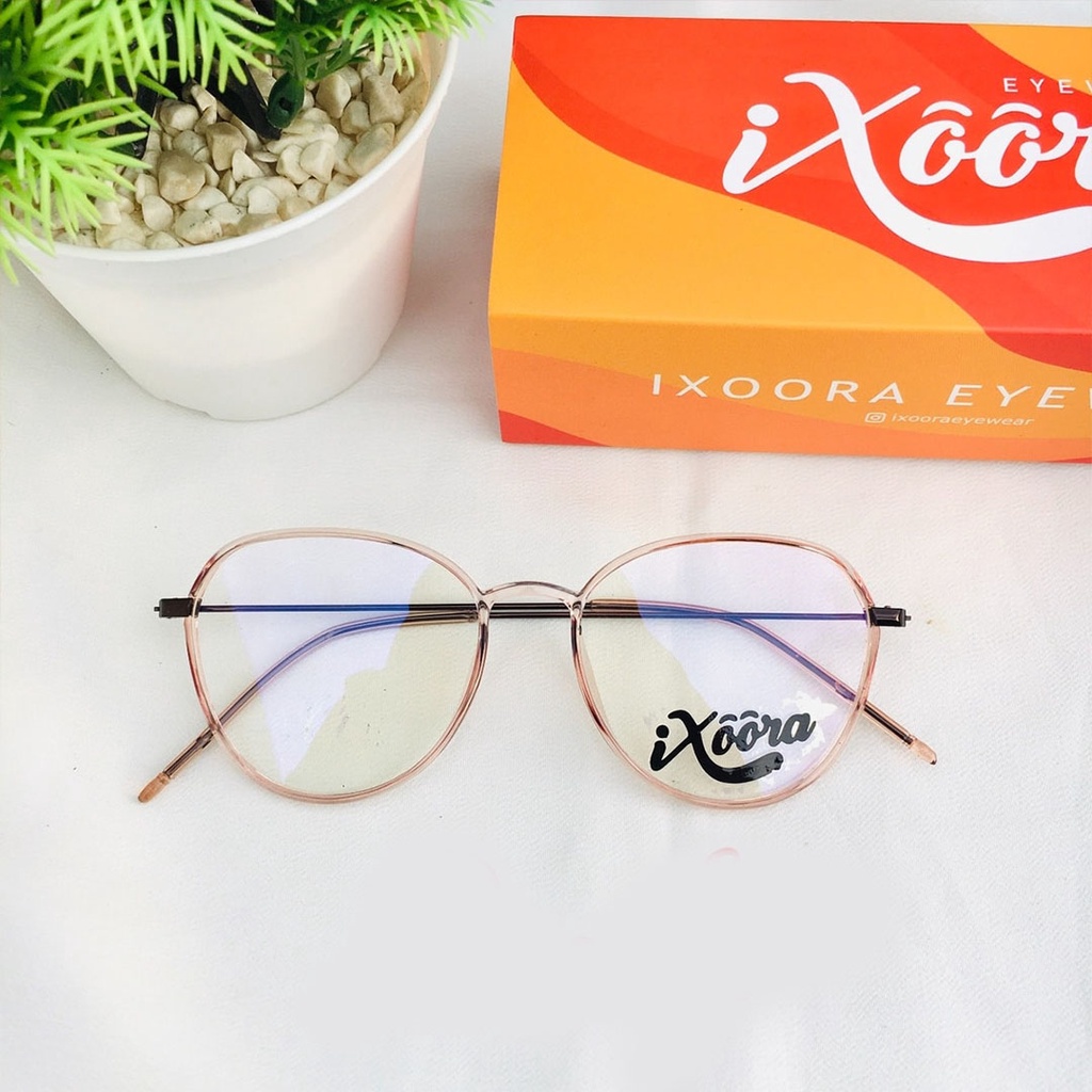 [Best Seller Paket Photocromic] Kacamata Ixoora Thalia