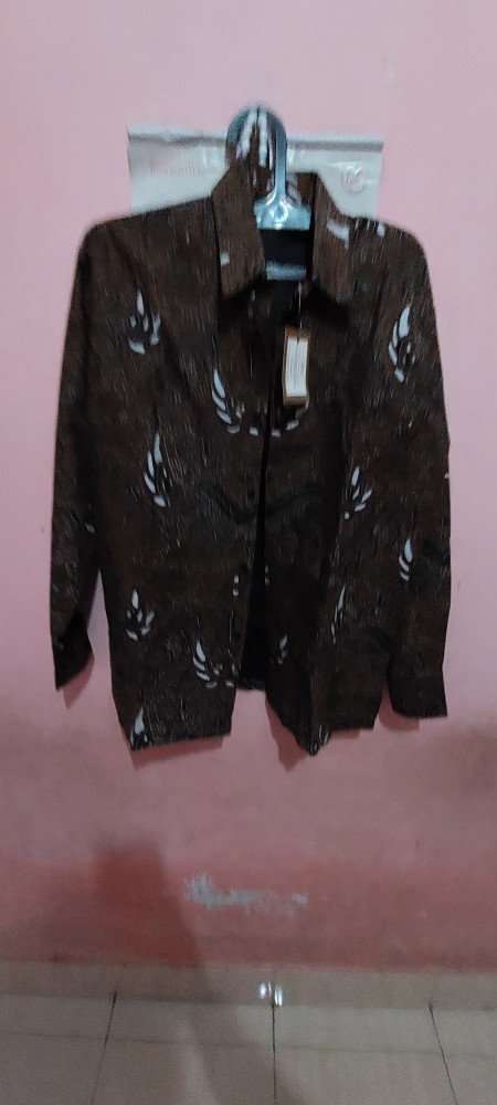 Dzulkarnaen Kemeja Batik Pria Full Furing Bahan Katun Sragenan