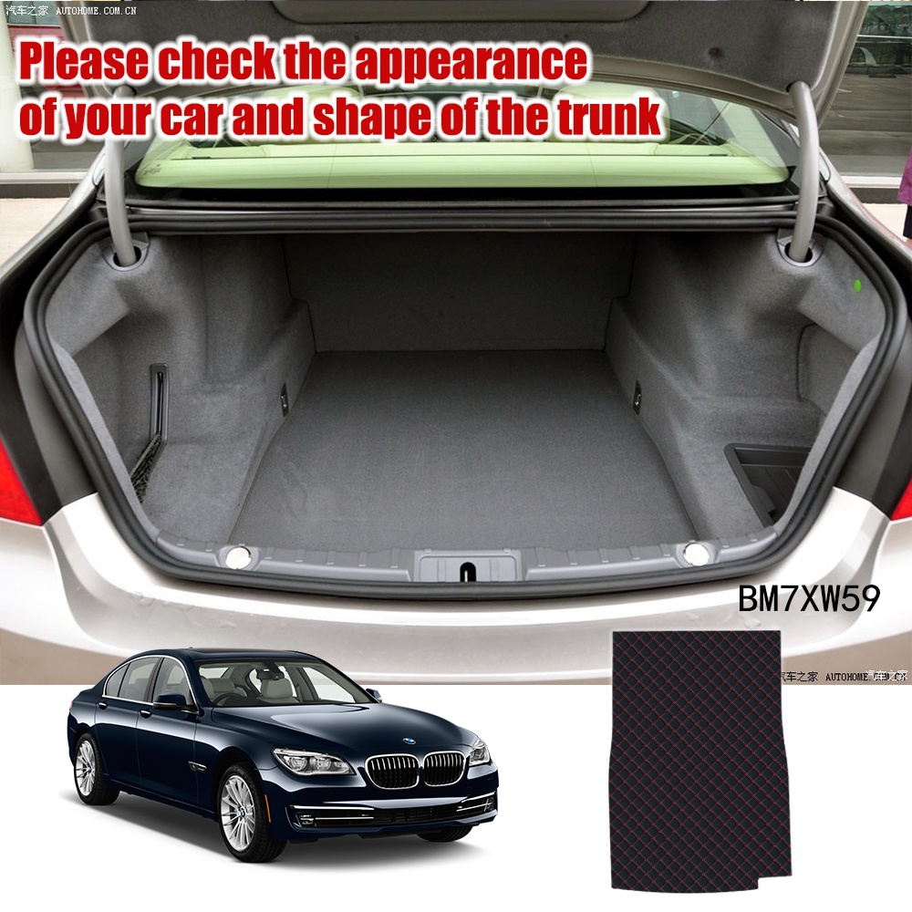 Matras Bagasi Mobil Bahan Kulit Premium Untuk BMW 7 Series F01 740i 730i 750i 2008-2015