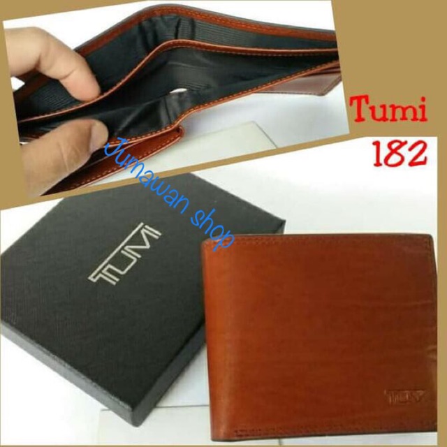 Dompet Tumi Kulit Asli Free Box Super Premium Quality Dompet lipat pria