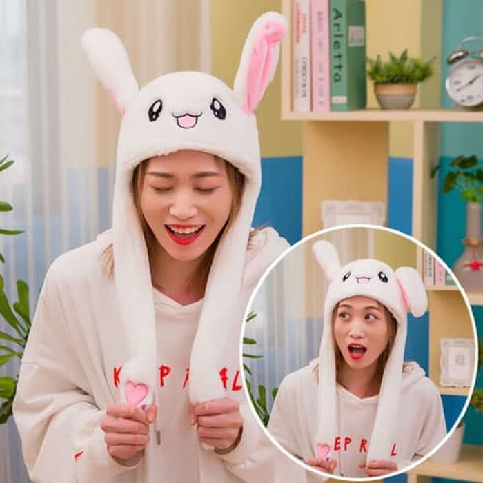 NAYEON TOPI KELINCI BUNNY RABBIT HAT DANCE KOREA KUPING GERAK TWICE