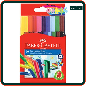 

Faber Castell Connector Pen / Spidol Warna Sambung 10pcs 100% ORIGINAL