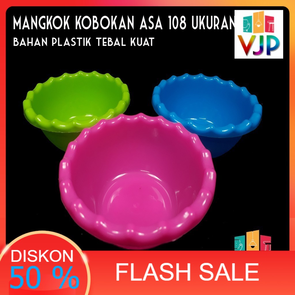 Jual Mangkok Kobokan Plastik Asa 108 Ukuran 5inc Shopee Indonesia