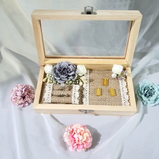 Kotak Mahar Cincin Uang Emas Gelang Rustic Kotak Mahar Cincin Uang Emas Gelang Rustic