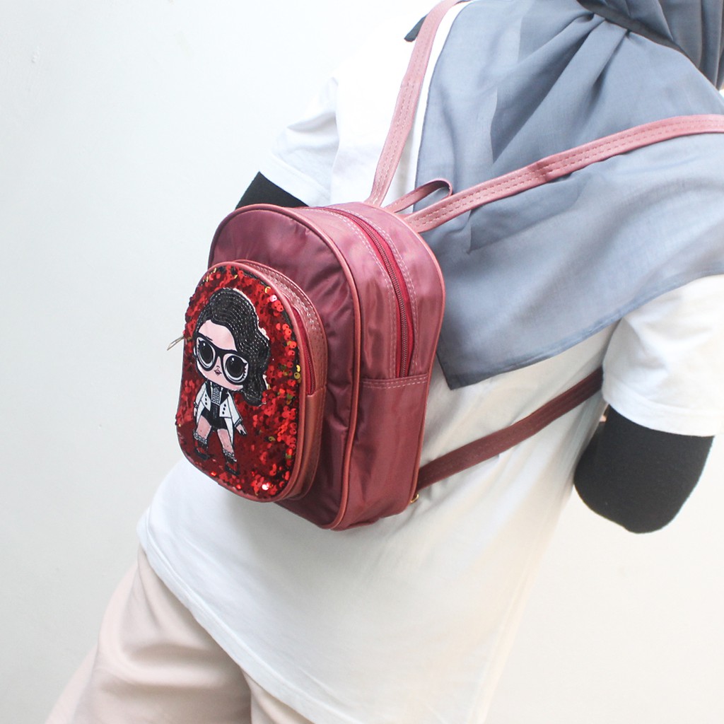 Tas Ransel Anak Usap Tas Anak Lucu Karakter Lol Termurah Bahan Parasut Tas Fashion Anak
