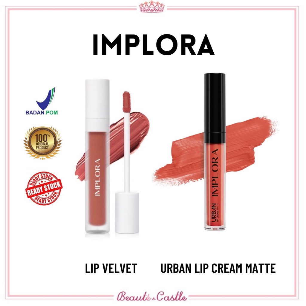 IMPLORA LIP VELVET | IMPLORA URBAN LIP CREAM | IMPLORA LIP MATTE CREAM/Lip Cream | Lipstik | Lipvelv