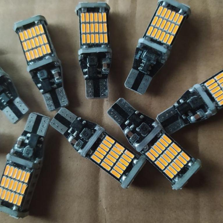 L-&-H lampu Led Sein Dajjal Super Terang Viral Tik Tok / Bohlam Dakjal T10 sen senja kota reteng mot