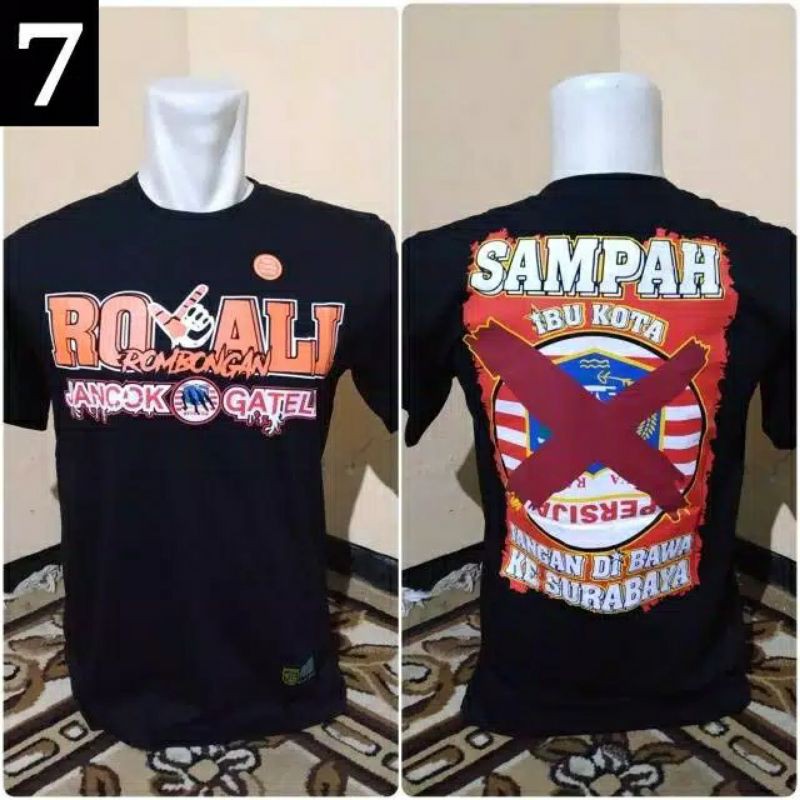 KAOS TSHIRT PERSEBAYA BONEK CASUAL FOOTBALL WANI MURAH