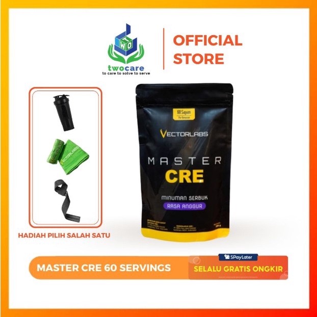 Vectorlabs Master CRE 300gr Creatine Monohydrate - Penambah Massa Otot