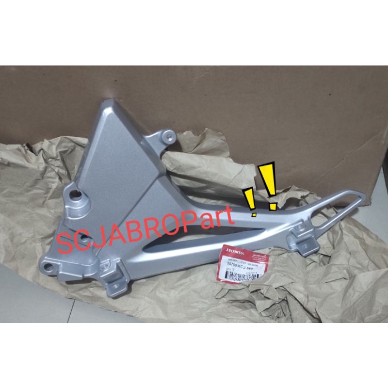 HOLDER L STEP SILVER HONDA TIGER REVO...50700 KCJ 660..ORI AHM
