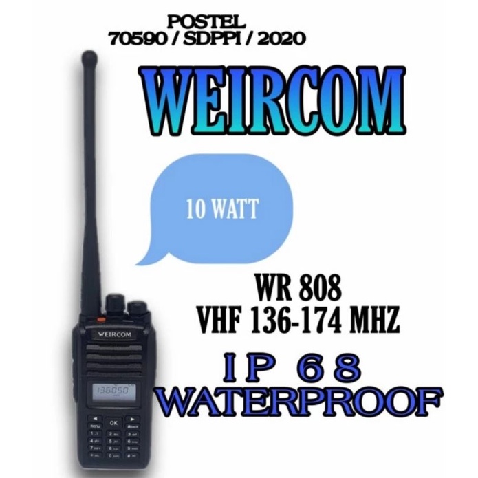 HT WEIRCOM WR 808 VHF