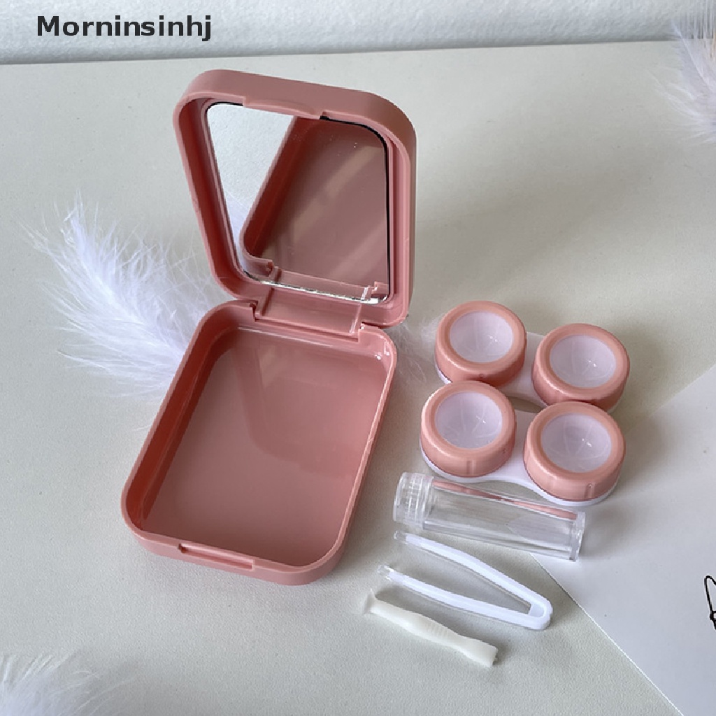 Mornin Kotak Softlens / Lensa Kontak Kecil Portable Seri Pelangi Untuk Musim Panas