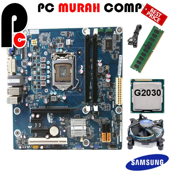 Mainboard Intel LGA 1155 Q67S1 Dengan Processor G2030 plus RAM 8GB