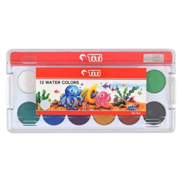 

Yotto Water Color Cake / Cat Air TITI 12 warna