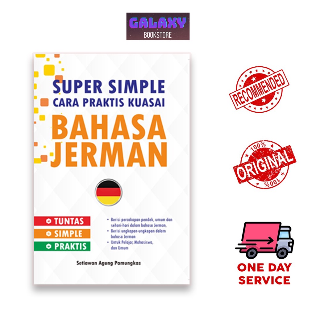 SUPER SIMPLE : BUKU BAHASA / INGGRIS/ KOREA / MANDARIN / JEPANG / JERMAN - BESTSELLER-JERMAN