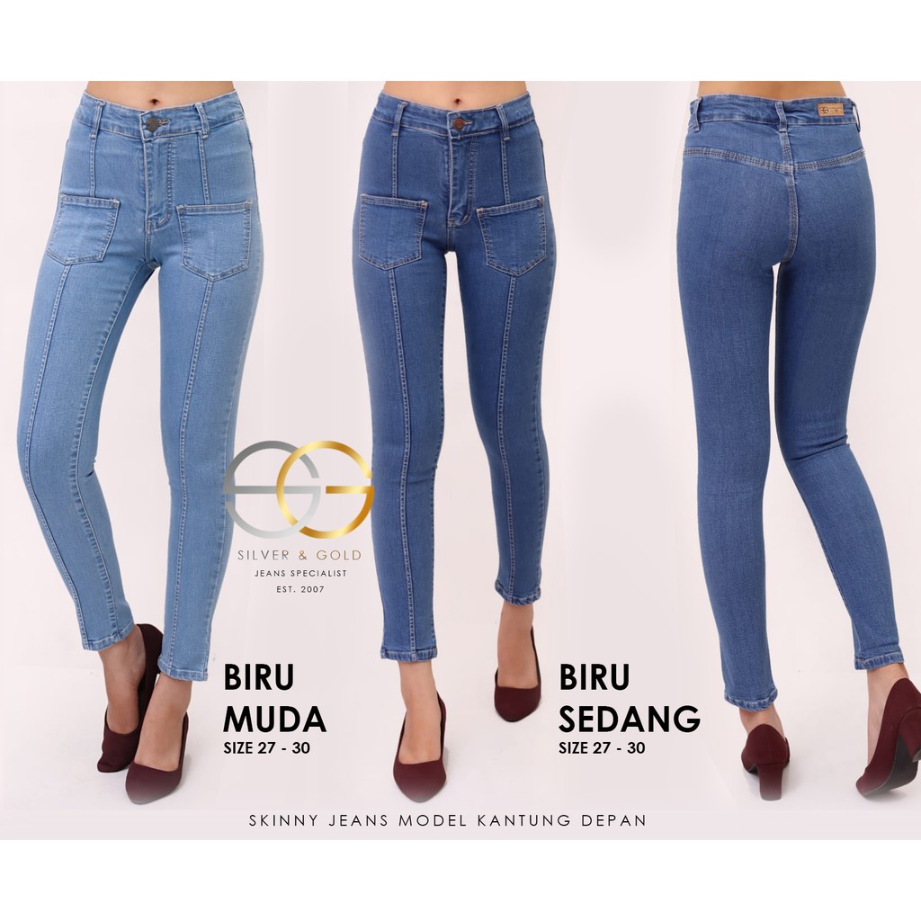 AF OFFICIAL CELANA  JEANS WANITA  MODEL BOYFRIEND SKINNY 