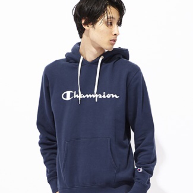 CHAMPION HOODIE NAVY (BULU) ORIGINAL 100%