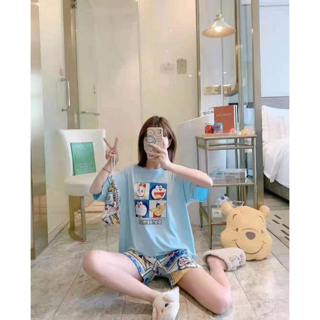 Bisa COD piyama import Hp/Piyama wanita celana pendek/piyama kekinian