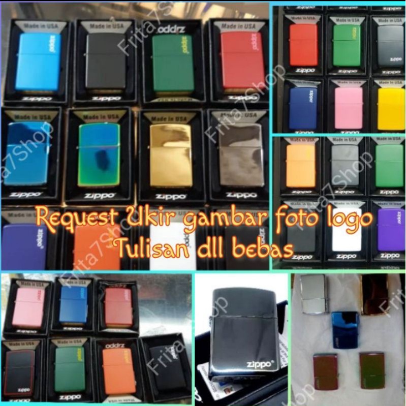 Zippo custom sendiri ukir grafir zippo print uv zippo laser Zippo grafir gambar logo sendiri
