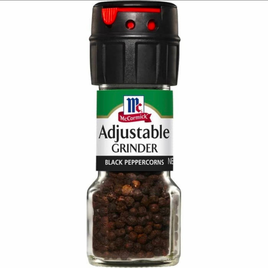 Merica hitam / lada hitam / black pepper adjustable grinder mccormick