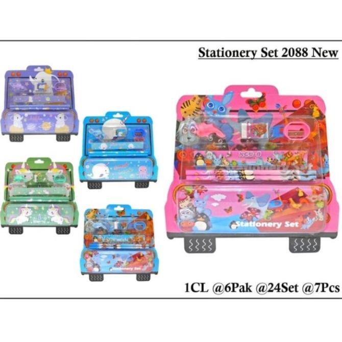 

XG483 Paket Alat Tulis Sekolah 7in1 Karakter Set Ak - 2088