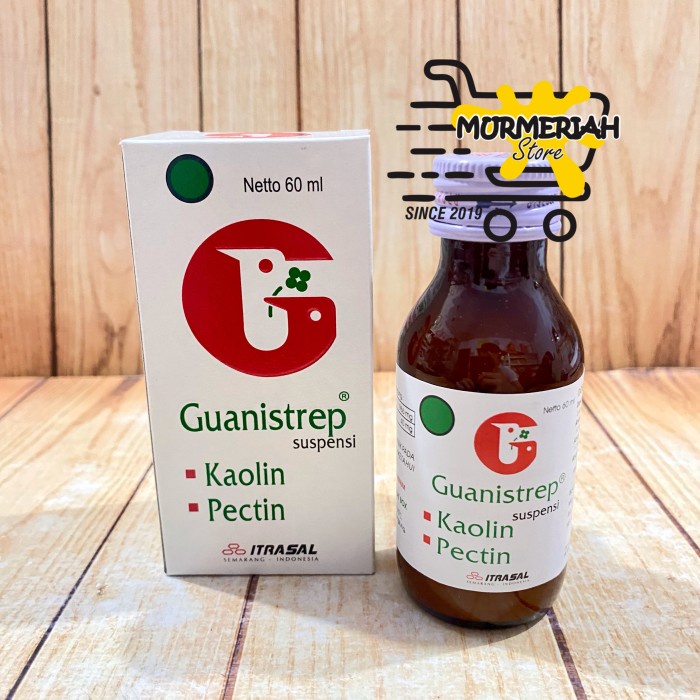 GUANISTREP Sirup 60 ml-Syrup Obat Diare Kaolin Pectin