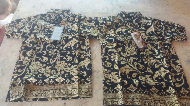 Batik Anak - Kemeja Batik Anak - Baju Batik Anak Laki Laki Umur 2-12 Tahun Hem Batik Anak Pendek