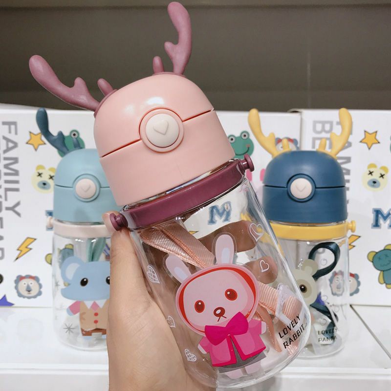 Botol minum anak Rusa 600ml lucu