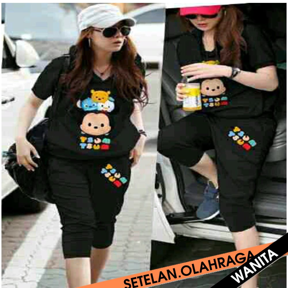 Setelan Baju Olahraga Sepeda Stelan Muslim Olahraga Muslimah Baju Olahraga Couple Muslim Joging i.