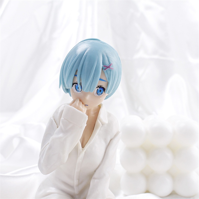 Action Figure Anime Re: Life In A Different World From Zero Rem Ram Ukuran 11cm Bahan Pvc Untuk Koleksi