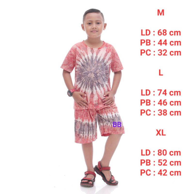 Setelan CP Sweater Hoodie Tiedye Set Celana Joger One Set Tiedye Fashion Baju Wanita Kekinian-Set Kaos Anak Random
