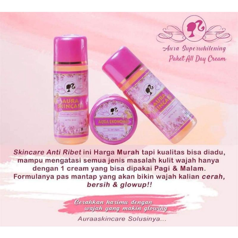 AURA SKINCARE EKONOMIS AMAN MURAH BPOM