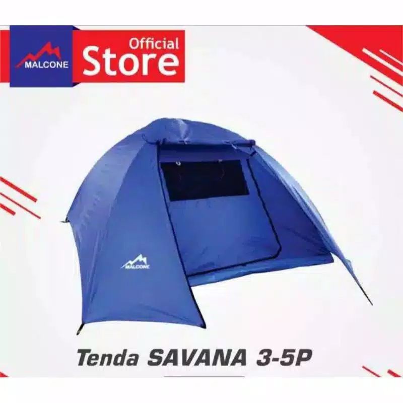 tenda camping double layer kapasitas 4 orang/tenda malcone savana/tenda malcone