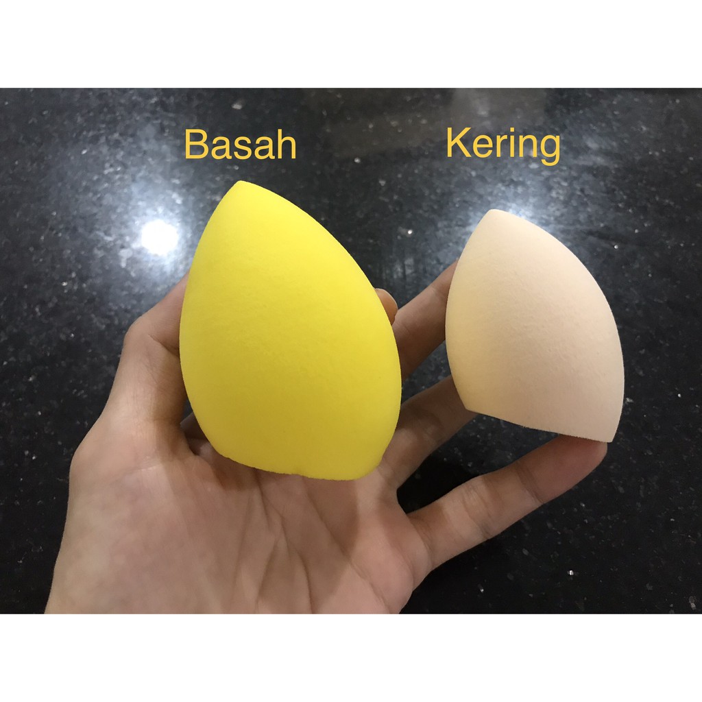 Sponge Beauty Blender (dijamin mengembang) Soft Puff / Good Quality+tabung Mika