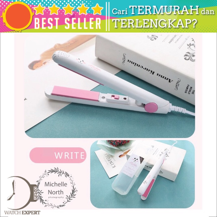 Bisa COD Catok Pelurus Rambut Hair Straightening Heating - Taffware YIBER YB21