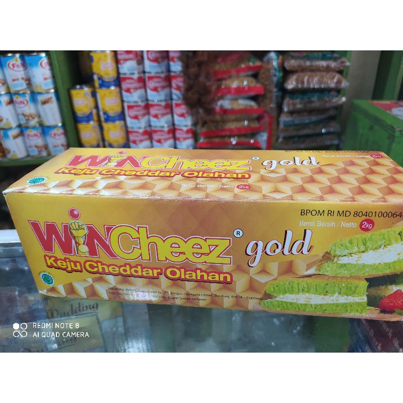 

Keju wincheez GOLD 2kg cheedar cheese 2 kg 2 kilogram 2 kilo blok block