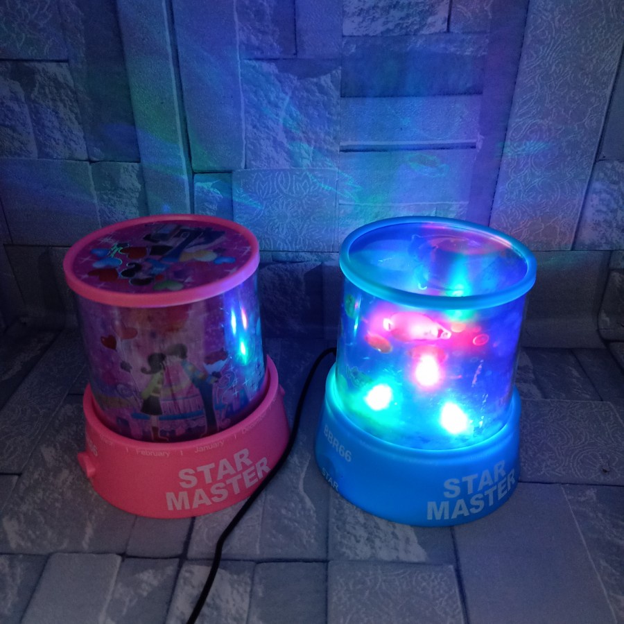 Star Master Lampu Tidur LED Proyektor Bisa Putar