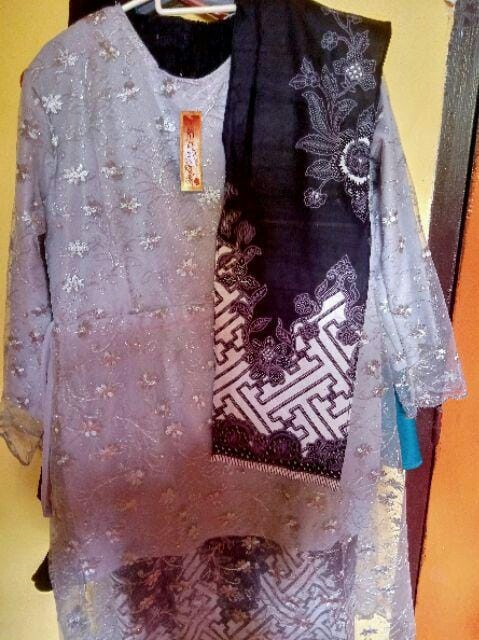 Shopashop Solo Batik Couple Glenca Payet Free Selendang
